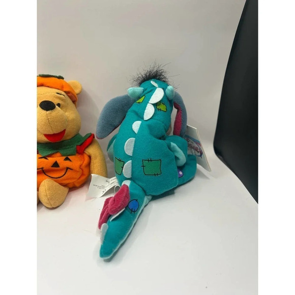 NWT Disney Store Pumpkin Pooh and Dinosaur Eeyore 9” - Picture 4 of 7